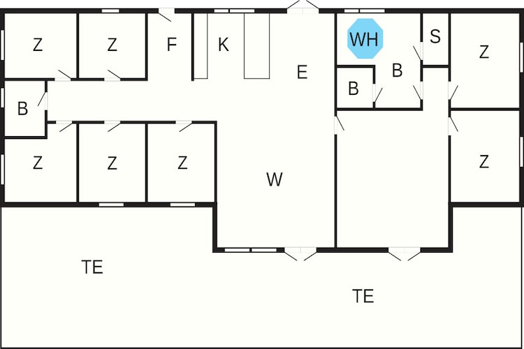 5 sterren vakantie huis in Glesborg-By Traum-Plattegrond