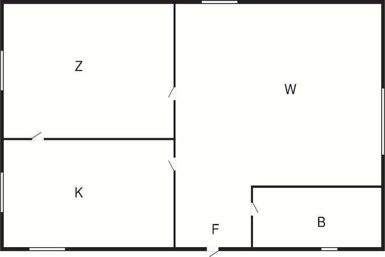 Maison de vacances pour 4 a HALLSTAVIK-Plan d'étage