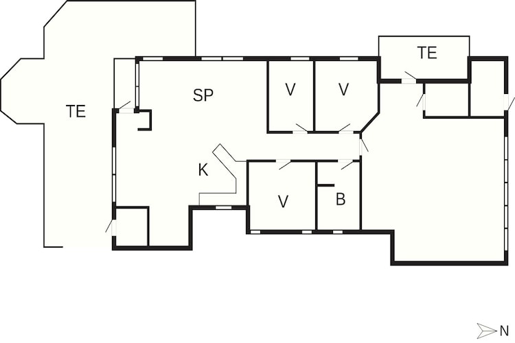 4 sterren vakantie huis in Ålbæk-By Traum-Plattegrond