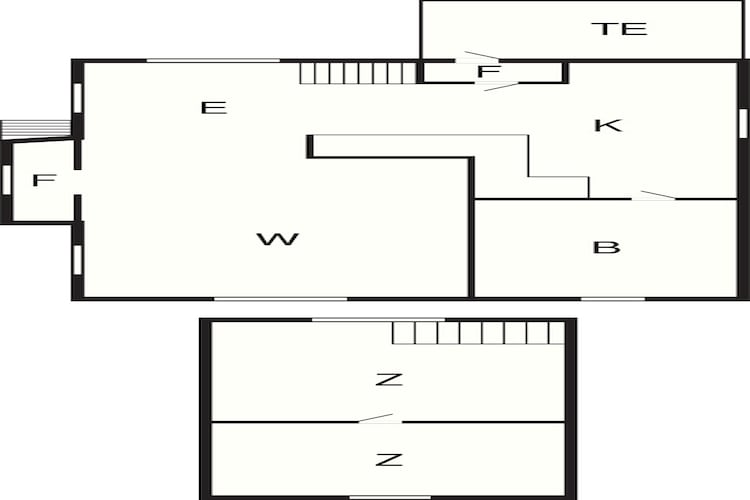 4 Personen Ferienhaus in ASARUM-Grundriss