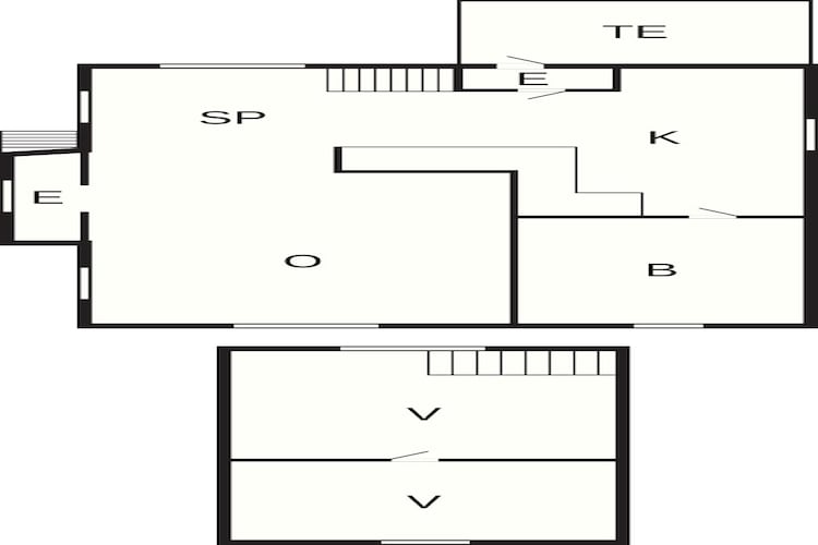 4 persoons vakantie huis in ASARUM-Plattegrond
