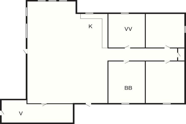 4 star holiday home in Vejby-Floor plan