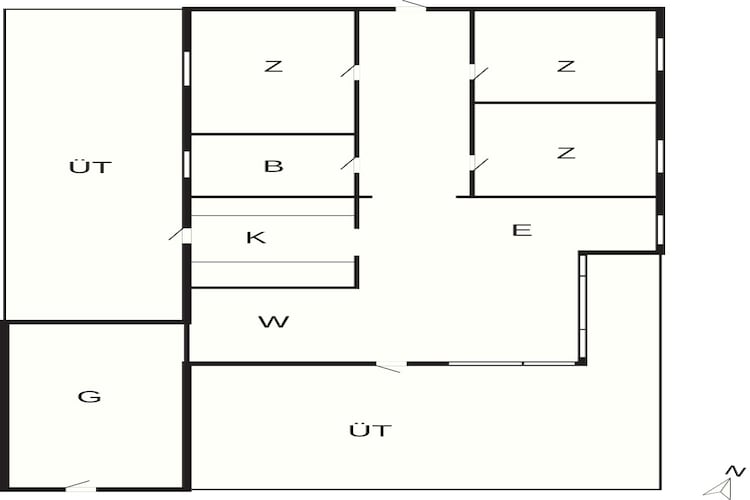 5 persoons vakantie huis in Roslev-By Traum-Plattegrond