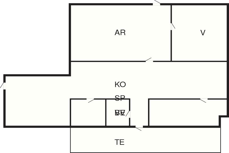 4 star holiday home in Gedsted-By Traum-Floor plan