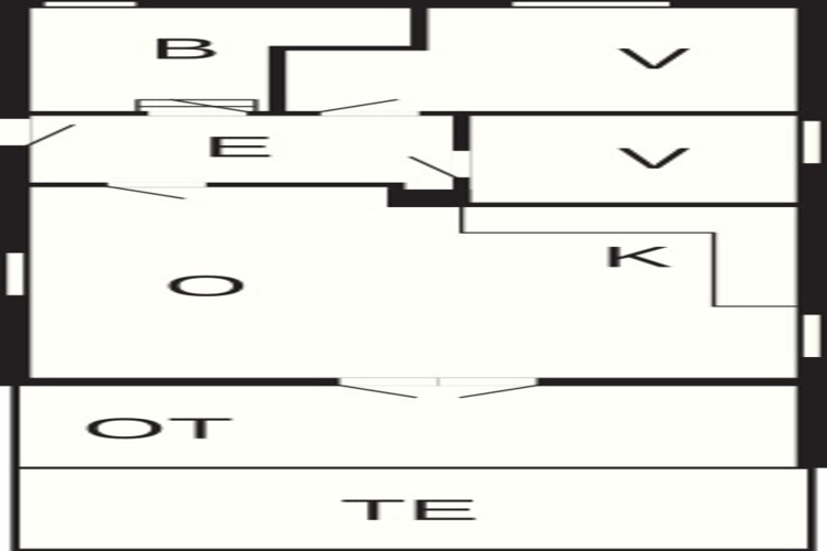 4 persoons vakantiehuis in Karrebaeksminde-Plattegrond