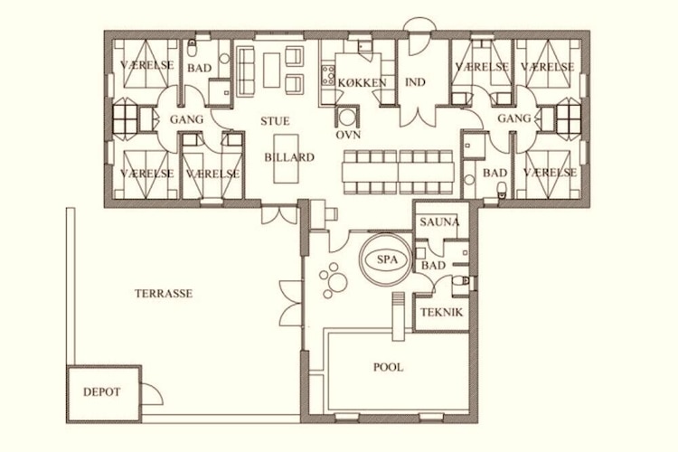 4 star holiday home in Ulfborg-Floor plan