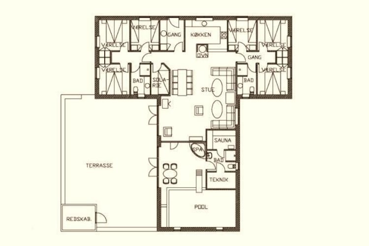 4 star holiday home in Ulfborg-Floor plan