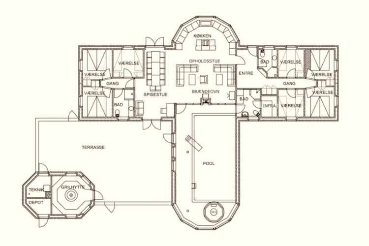 4 star holiday home in Harboøre-Floor plan