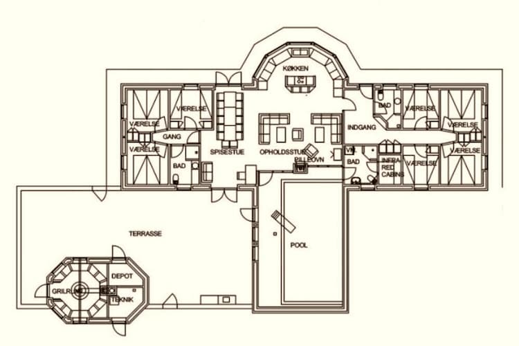 4 Sterne Ferienhaus in Harboøre-Grundriss