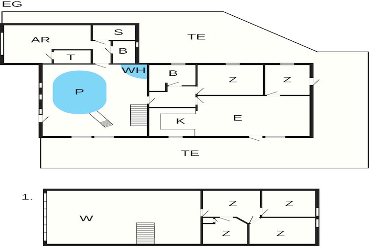 Zeezijde ontsnapping met uitzicht -- By Traum Ferienwohnungen-Plattegrond