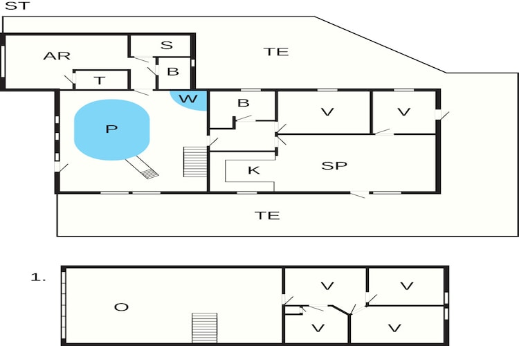 Zeezijde ontsnapping met uitzicht -- By Traum Ferienwohnungen-Plattegrond