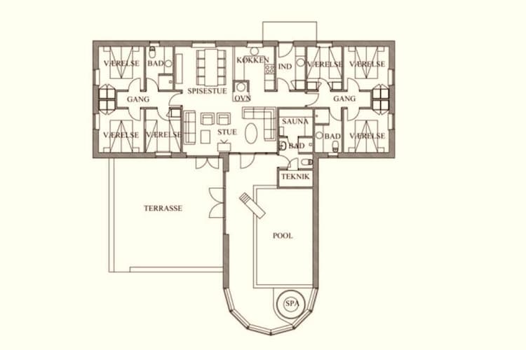 4 Sterne Ferienhaus in Harboøre-Grundriss