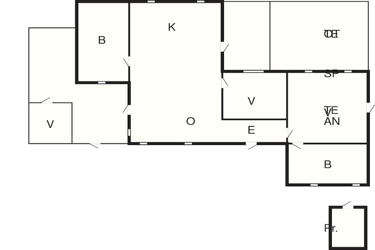 Maison de vacances pour 8 a Hurup Thy-By Traum-Plan d'étage