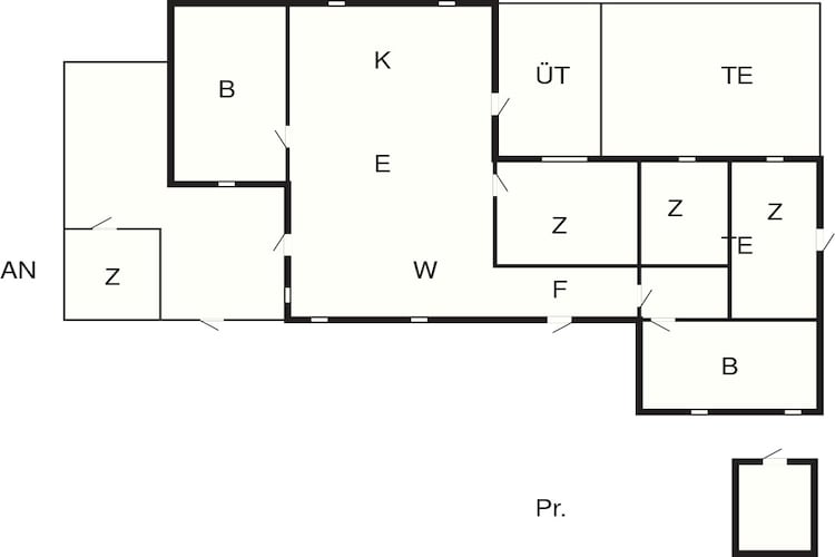 8 persoons vakantie huis in Hurup Thy-By Traum-Plattegrond