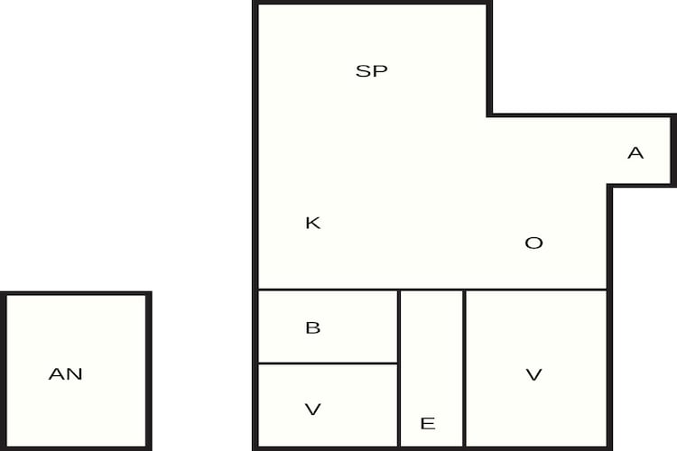 4 star holiday home in Hjørring-By Traum-Floor plan