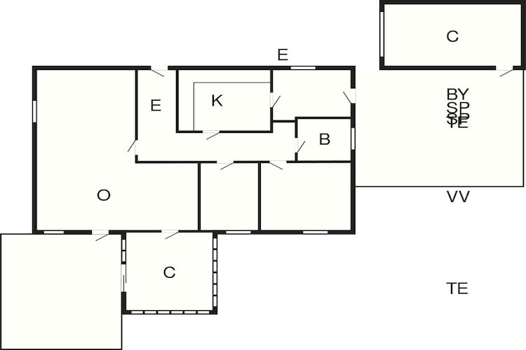 4 Personen Ferienhaus in Bredebro-By Traum-Grundriss