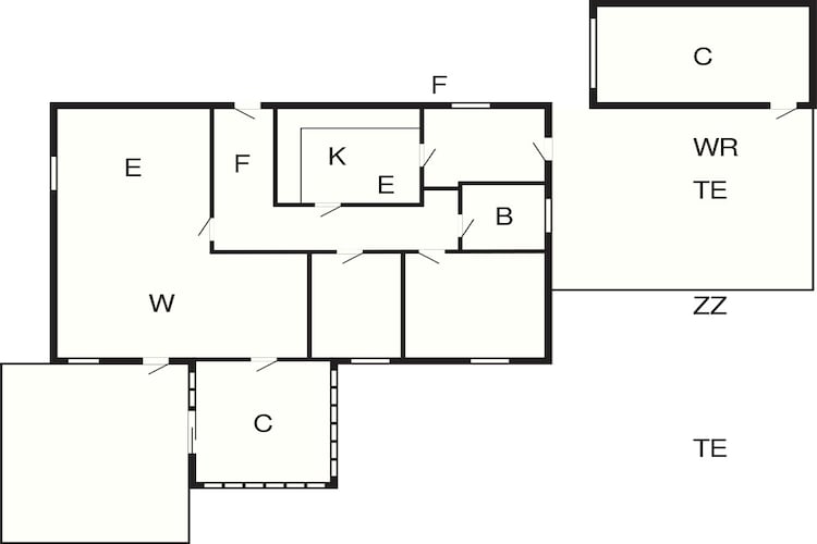 4 persoons vakantie huis in Bredebro-By Traum - Plattegrond