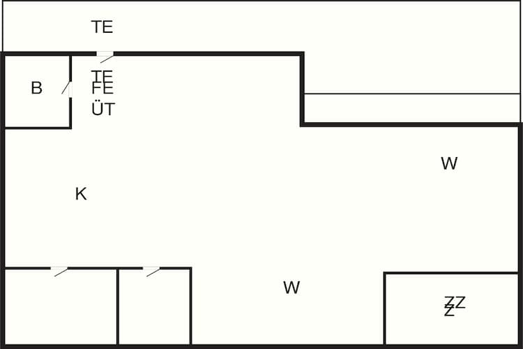6 persoons vakantie huis in Blokhus-By Traum - Plattegrond