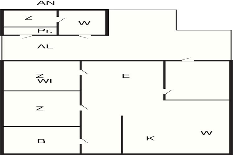 Schönes Ferienhaus in der Nähe des Meeres-By Traum-Grundriss