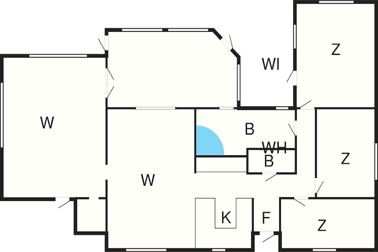 Maison de vacances pour 6 a Skummeslövsstrand-Plan d'étage