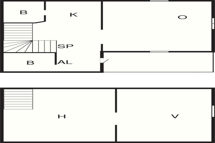 Maison de vacances pour 4 a Edsbruk-Plan d'étage