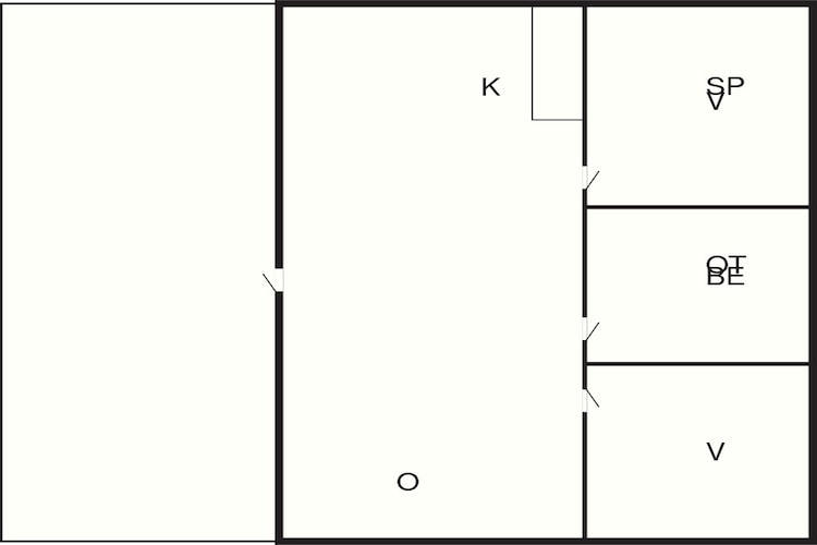 4 star holiday home in Gärsnäs-Floor plan