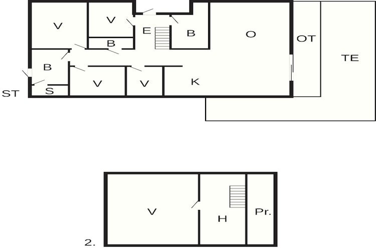 10 Personen Ferienhaus in Søndeled-Grundriss