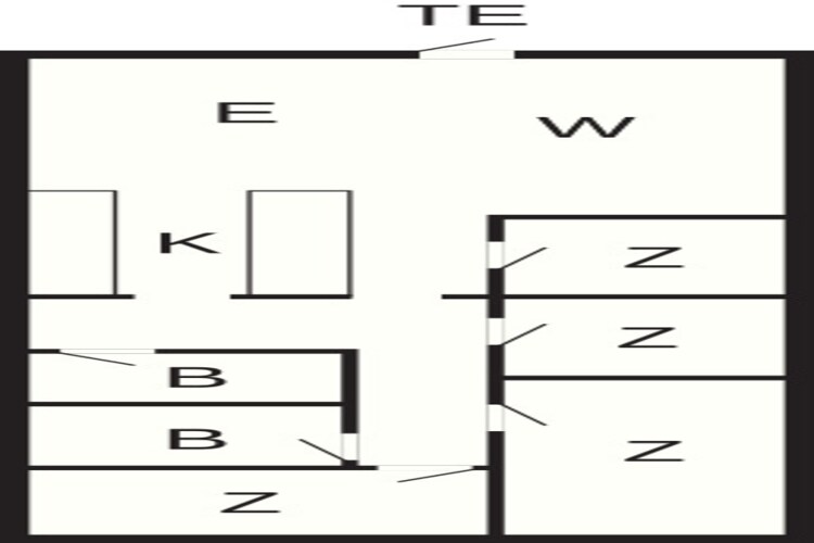 Hus, 5 Vær., 2.badevær.-Plattegrond