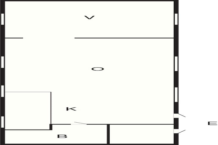 2 person holiday home in Kalvsund-Floor plan