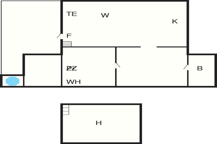 5 star holiday home in Farsø-By Traum-Floor plan