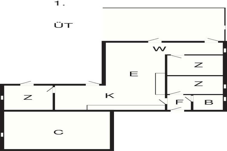 5 person holiday home in Frederiksværk-By Traum-Floor plan