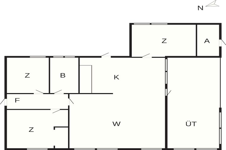 6 persoons vakantie huis in Karrebæksminde-Plattegrond