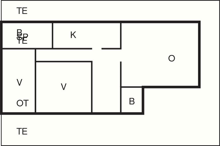Maison de vacances pour 7 a Ebeltoft-By Traum - Plan