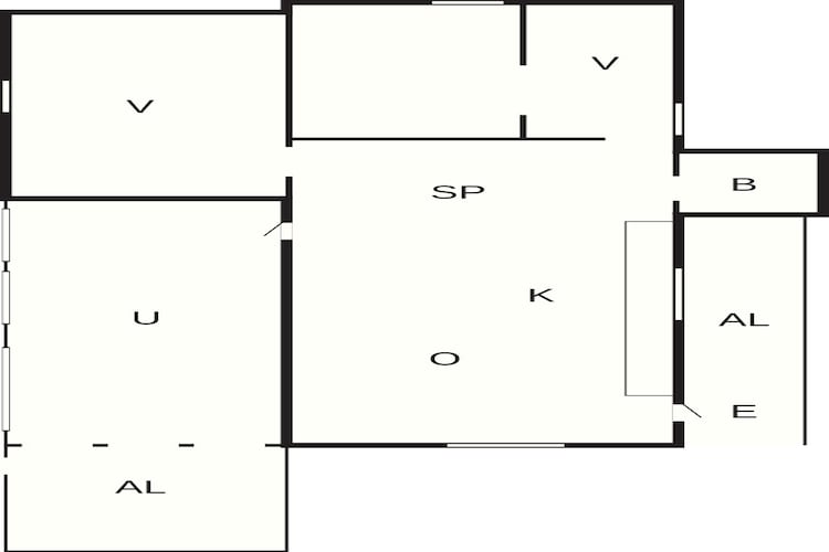 4 etoiles maison de vacances a MÖRRUM-Plan d'étage