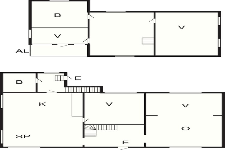 4 etoiles maison de vacances a SÖLVESBORG-Plan d'étage