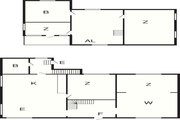 4 etoiles maison de vacances a SÖLVESBORG-Plan d'étage