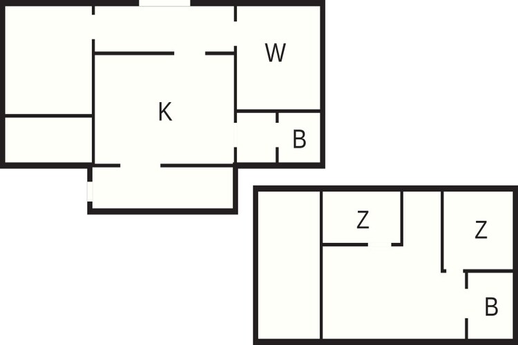 5 persoons vakantie huis in MARIANNELUND - Plattegrond