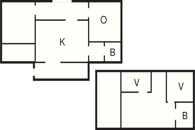 5 persoons vakantie huis in MARIANNELUND - Plattegrond