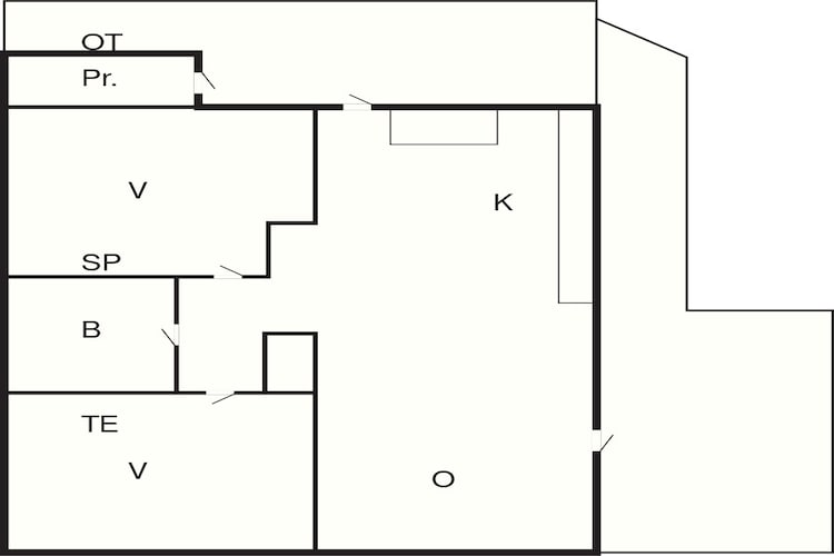 Maison de vacances pour 5 a Aabenraa-By Traum - Plan