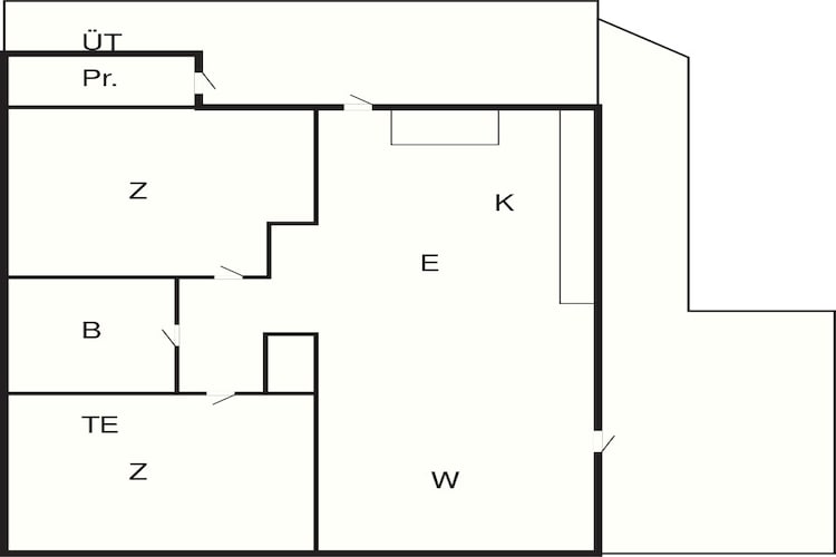 Maison de vacances pour 5 a Aabenraa-By Traum - Plan