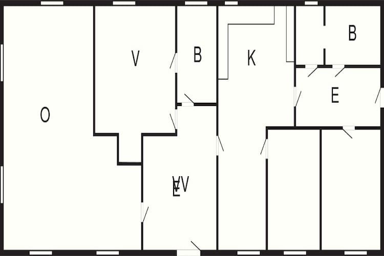 6 Personen Ferienhaus in Store Heddinge-By Traum-Grundriss