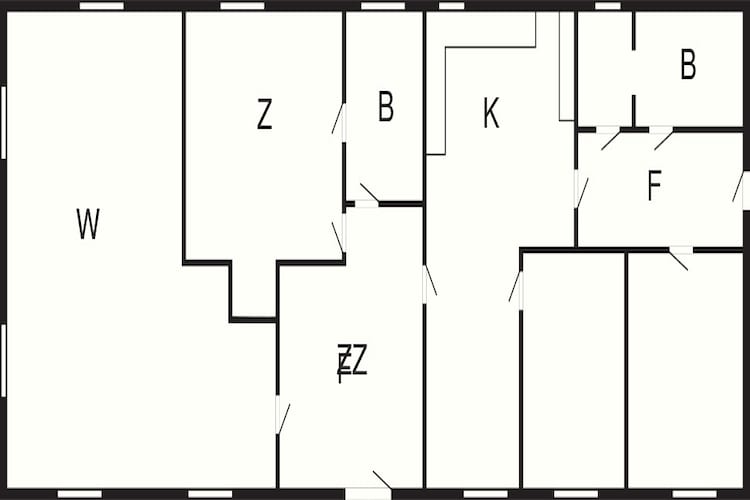 6 persoons vakantie huis in Store Heddinge - Plattegrond