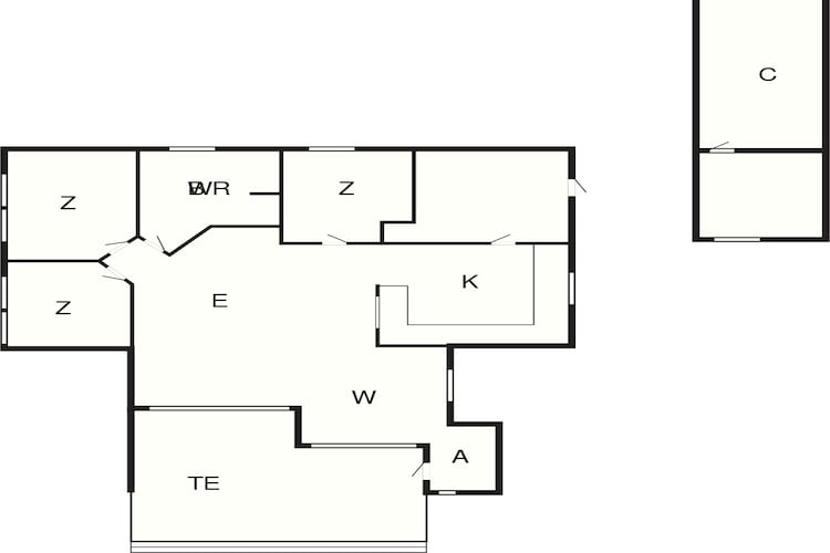 6 persoons vakantie huis in Græsted-By Traum - Plattegrond