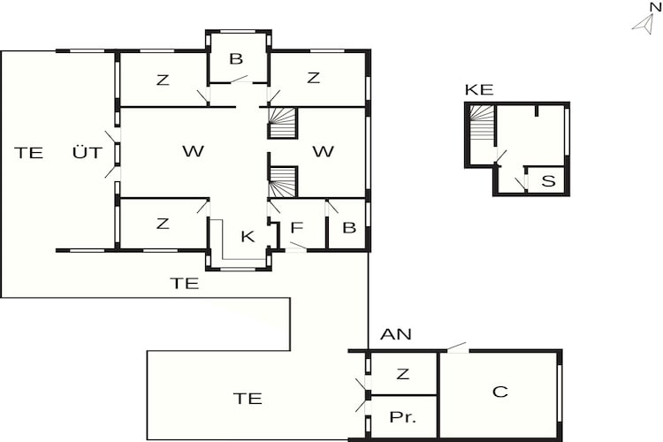 5 sterren vakantie huis in Løkken-By Traum-Plattegrond