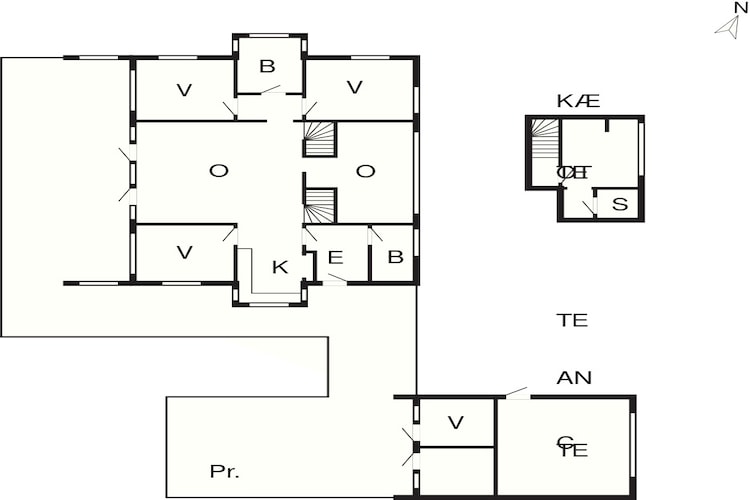 5 sterren vakantie huis in Løkken-By Traum - Plattegrond