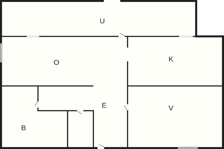 4 persoons vakantie huis in Karrebæksminde-Plattegrond