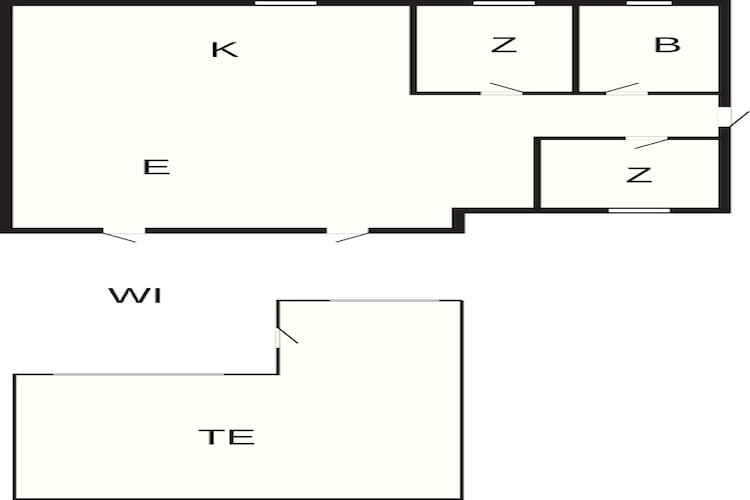 Maison de vacances pour 6 a Hadsund-By Traum - Plan