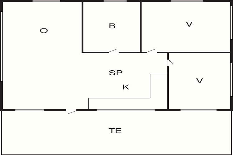4 person holiday home in Gilleleje-By Traum-Floor plan