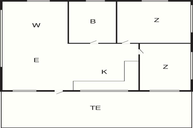 4 persoons vakantie huis in Gilleleje-By Traum - Plattegrond