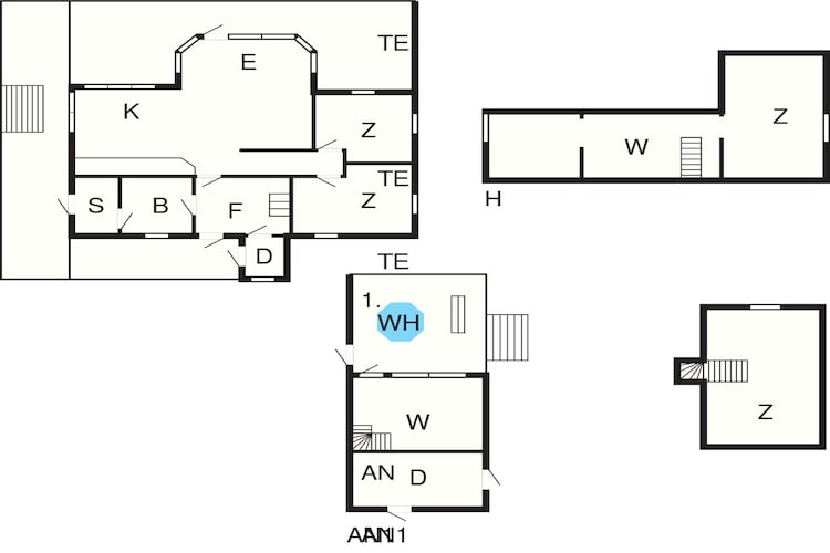 4 star holiday home in Storsteinnes-Floor plan